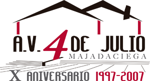 Logo de la Asociación Vecinal 4 de Julio (Majadaciega)