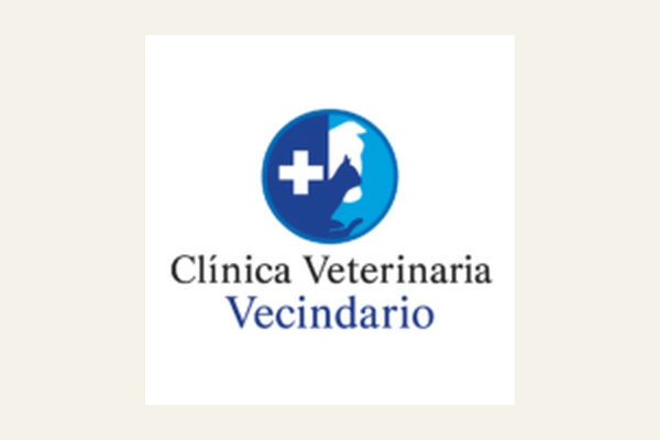 Logotipo oficial completo de Clínica Veterinaria Vecindario, en Primero de Mayo, 11