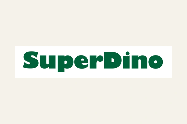 Logotipo oficial completo de SuperDino, enseña de la tienda de Avenida de Canarias, 111, Vecindario