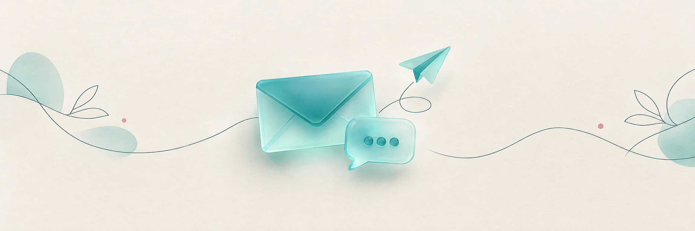 Contacto con vecindario.info Ilustración de un sobre, un bocadillo y un avión de papel, portada del contacto con vecindario.info