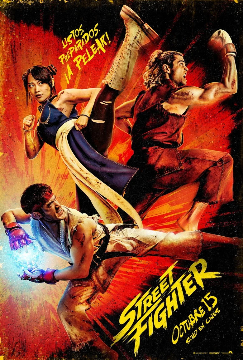 Cartel de Street Fighter en Yelmo Cines Vecindario