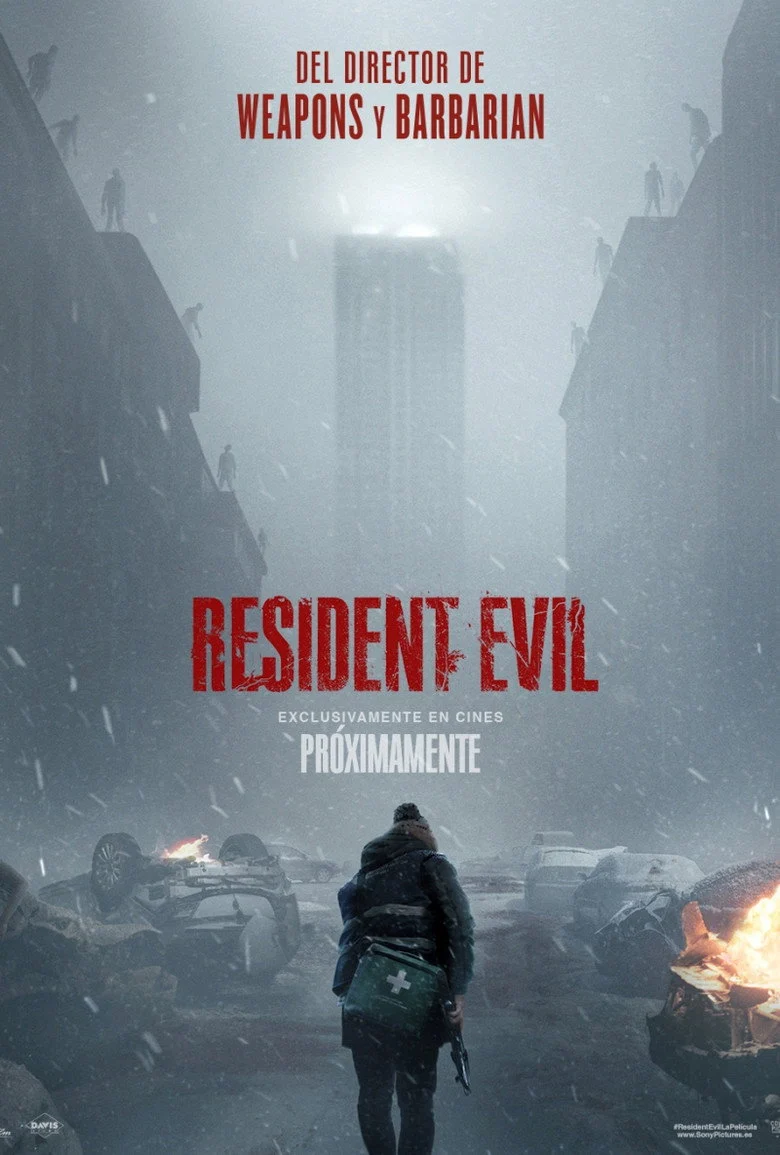 Cartel de Resident Evil en Yelmo Cines Vecindario