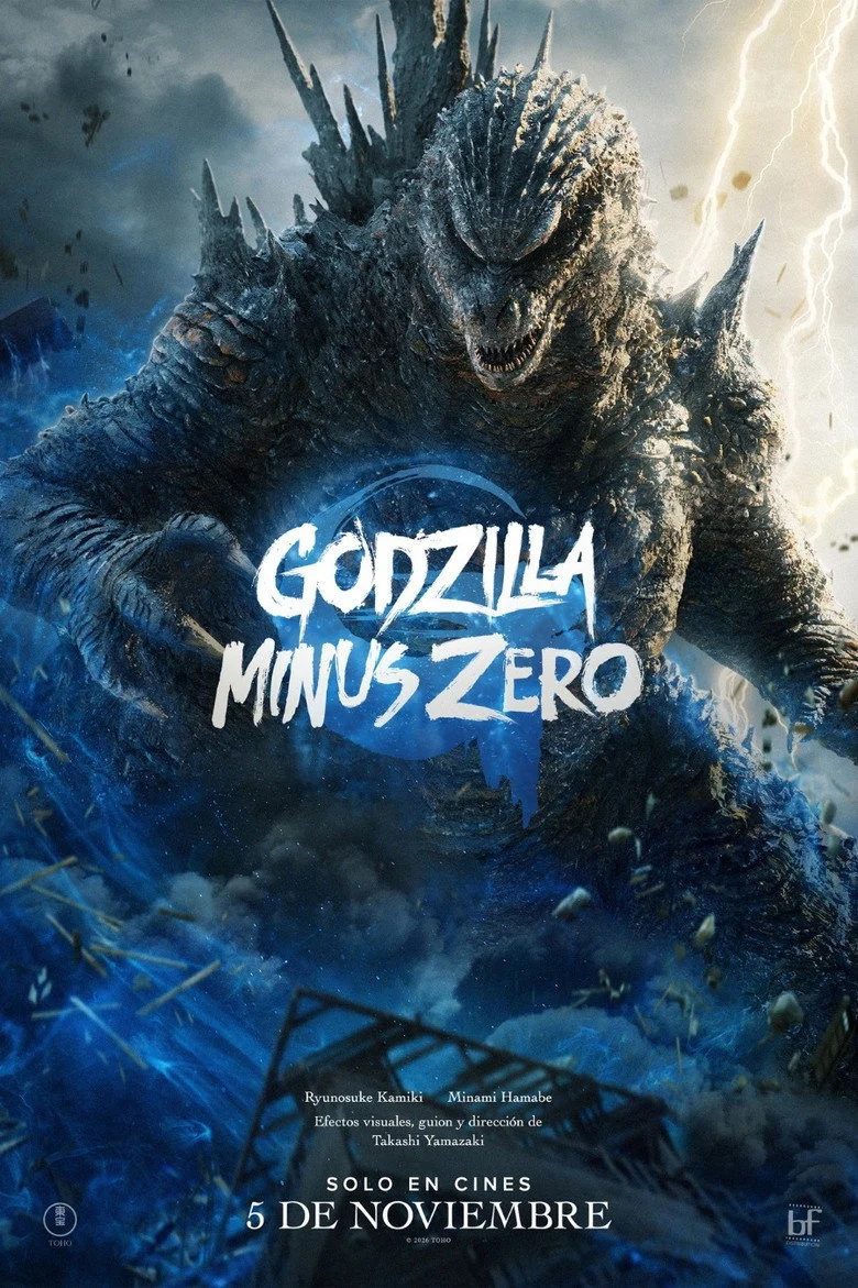 Cartel de Godzilla Minus Zero en Yelmo Cines Vecindario